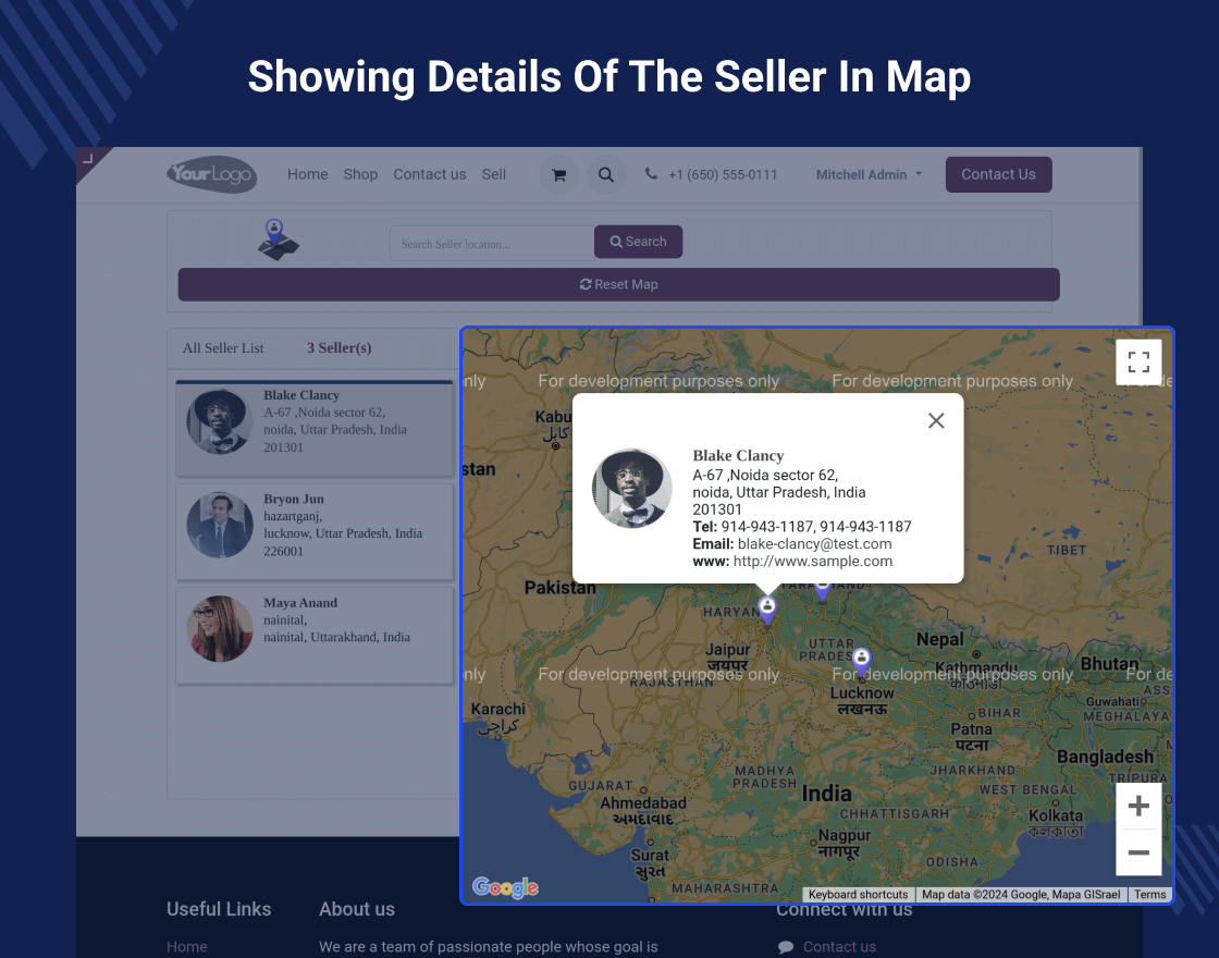Odoo Marketplace Seller Locator