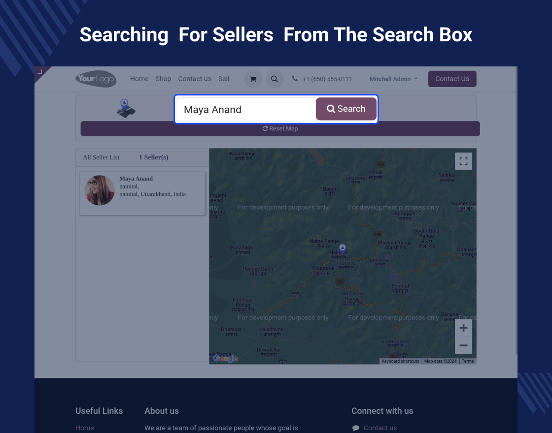 Odoo Marketplace Seller Locator