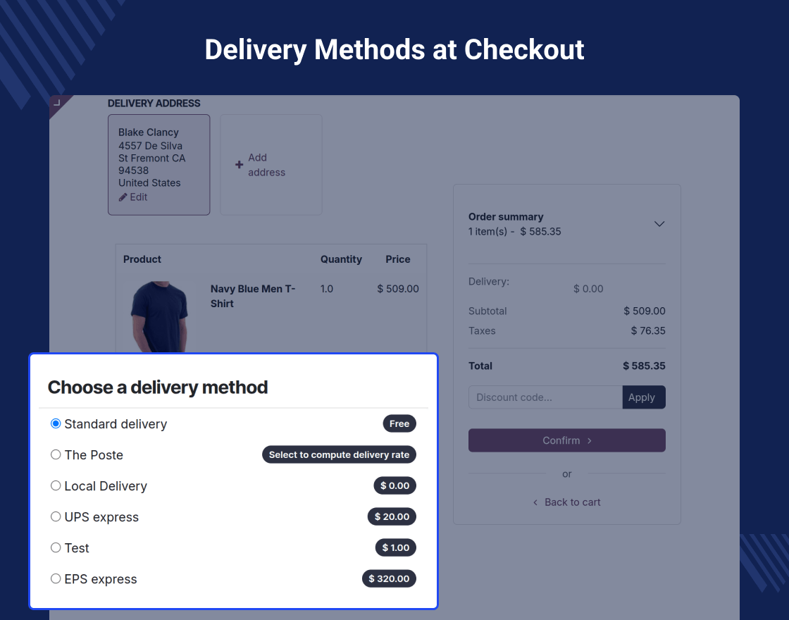 Odoo Marketplace Shipping Per Product