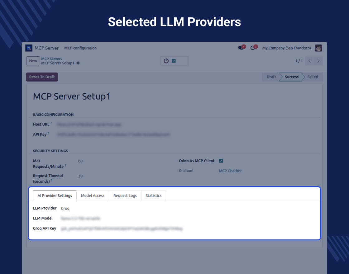 Odoo MCP Server Integration