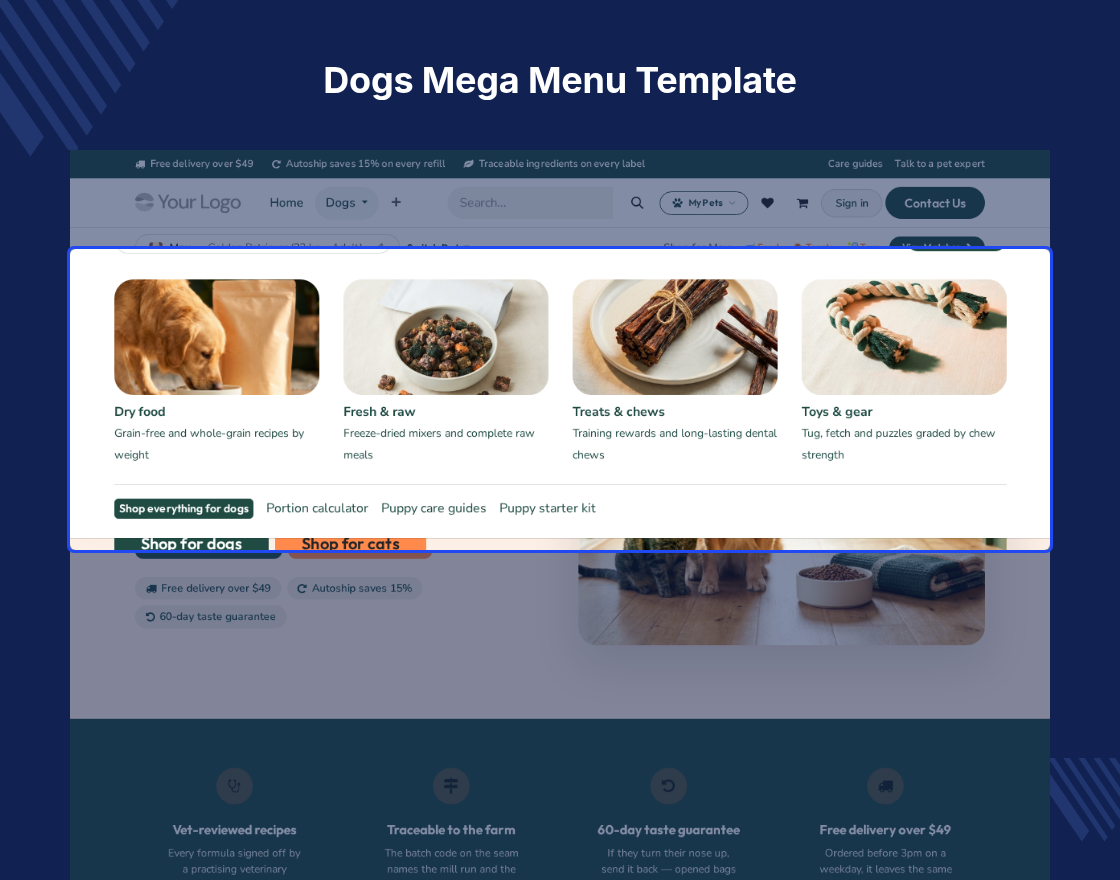 Odoo Petlivo | Pet Store and Products Theme