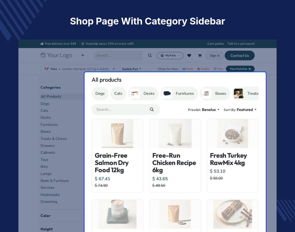 Odoo Petlivo | Pet Store and Products Theme