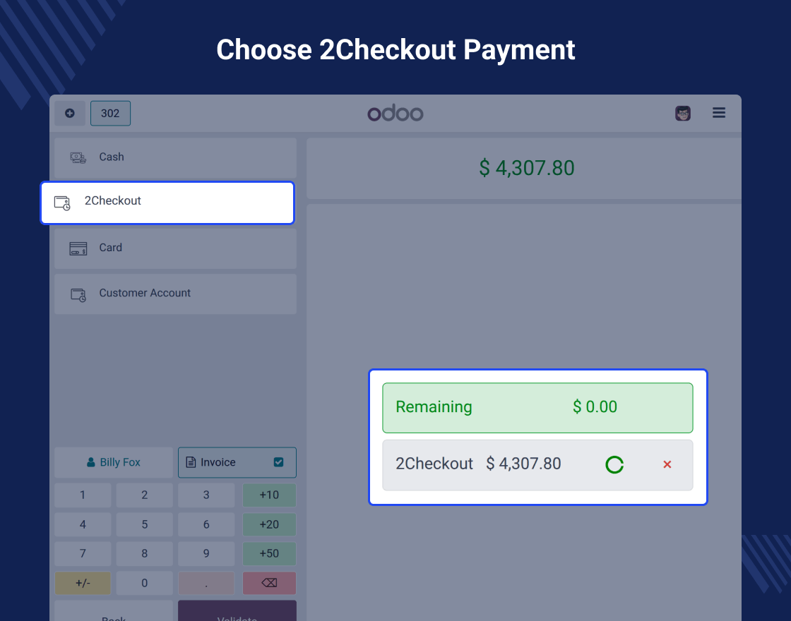 Odoo POS 2Checkout Payment Acquirer
