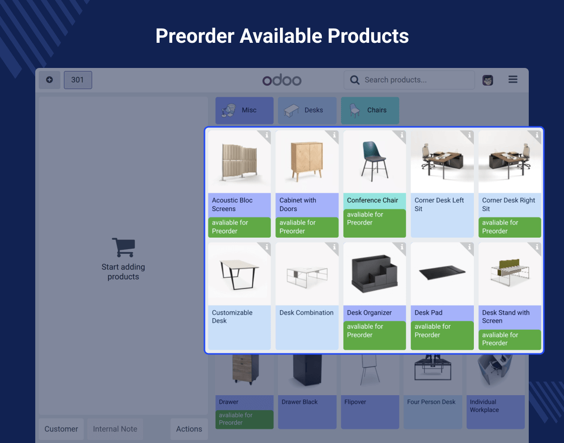 Odoo POS Pre Order