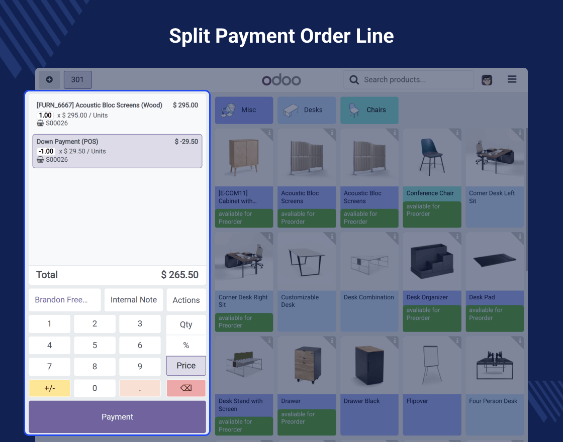 Odoo POS Pre Order