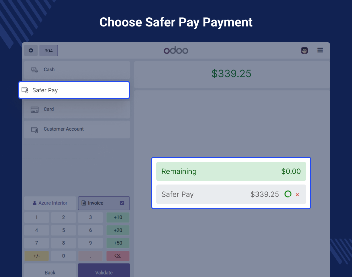 Odoo POS Saferpay Payment Acquirer