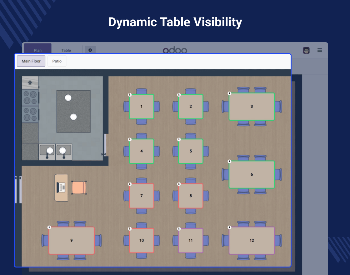 Odoo POS Table Reservation for Waiters