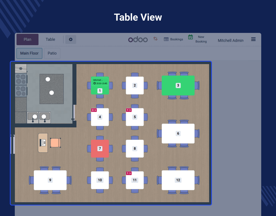 Odoo POS Table Reservation From Website