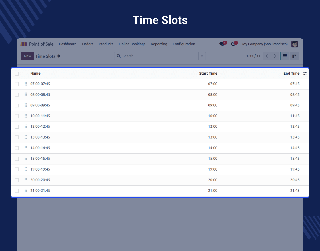 Odoo POS Table Reservation From Website