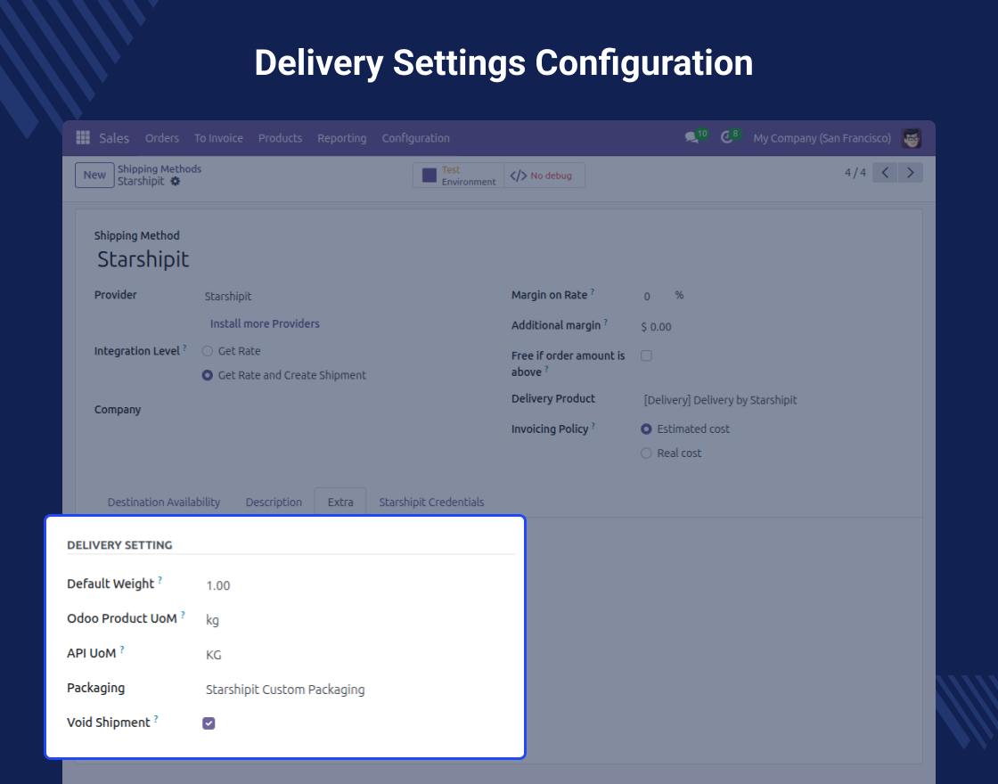 Odoo Starshipit Shipping Integration