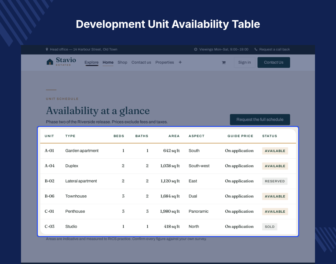 Odoo Stavio | Real Estate and Property Theme