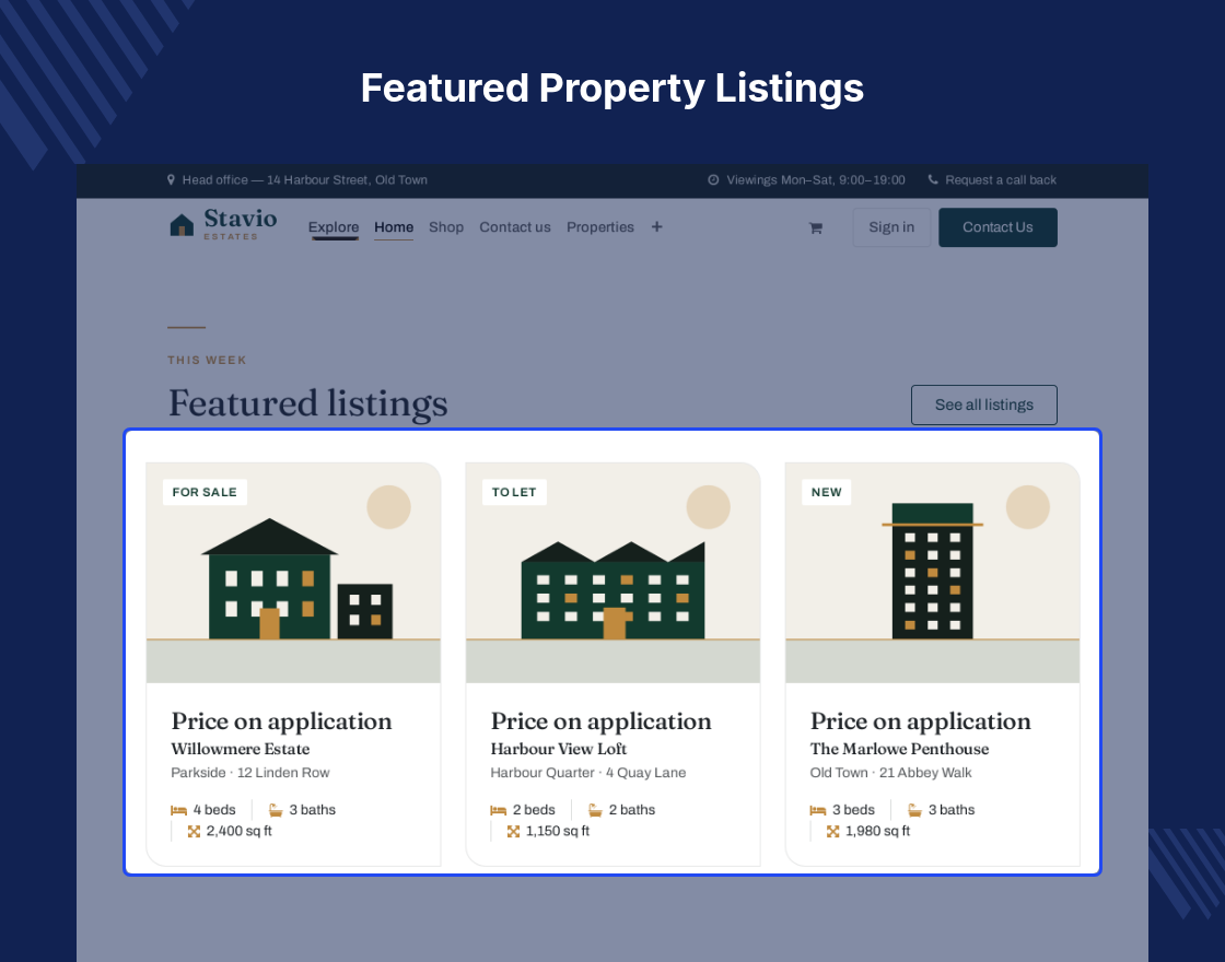 Odoo Stavio | Real Estate and Property Theme