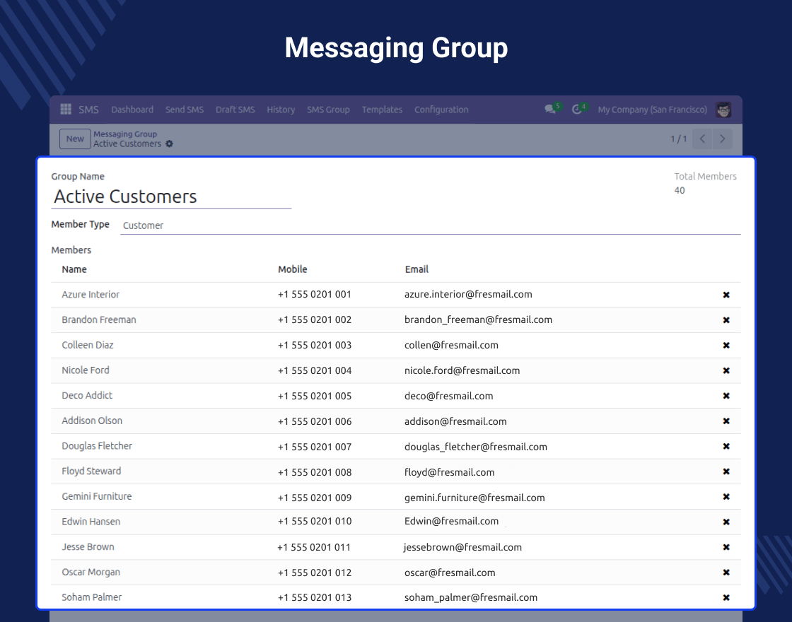 Odoo Taqnyat SMS Gateway