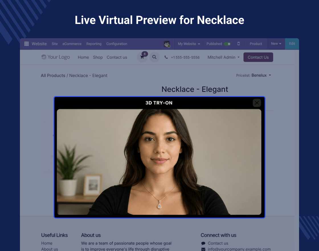 Odoo Virtual Try-On