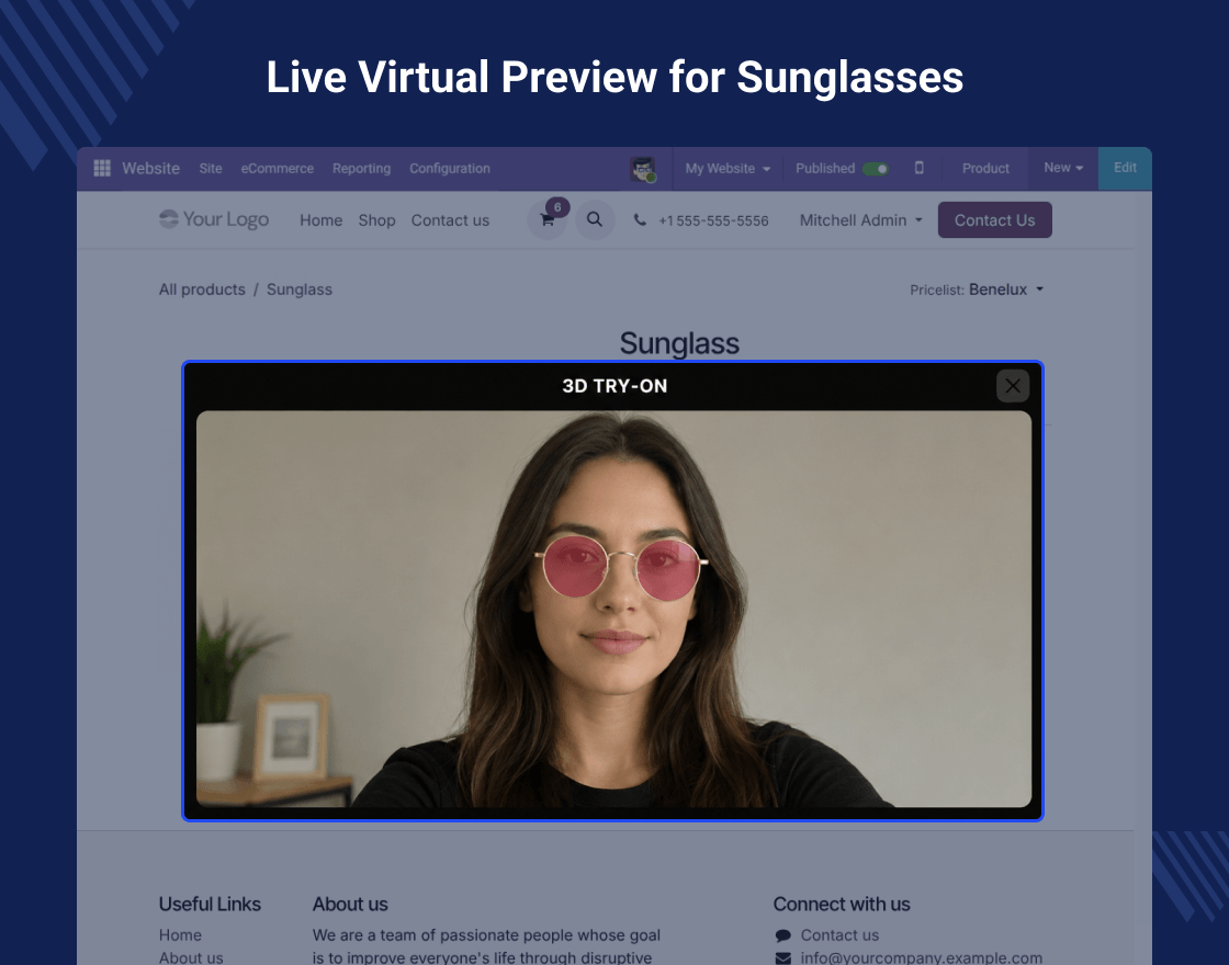 Odoo Virtual Try-On