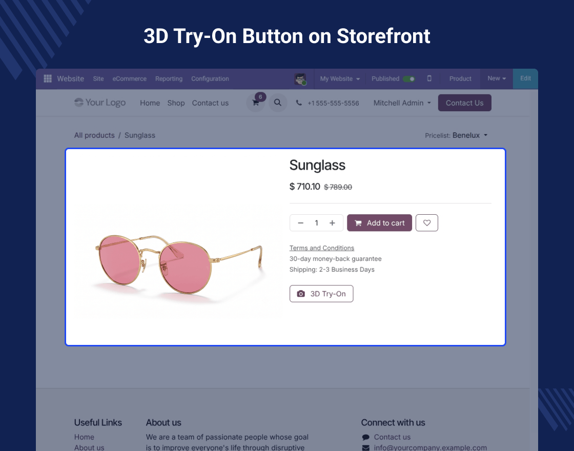 Odoo Virtual Try-On