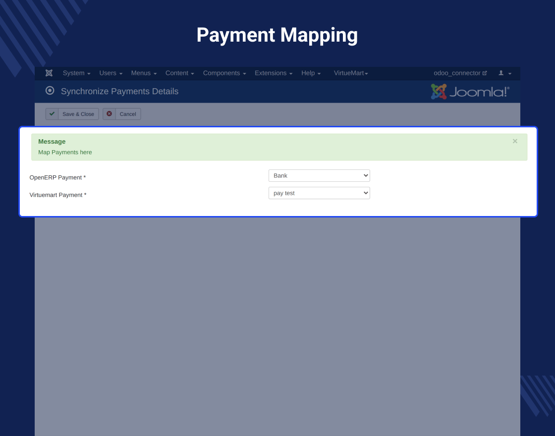 Virtuemart Odoo Connector