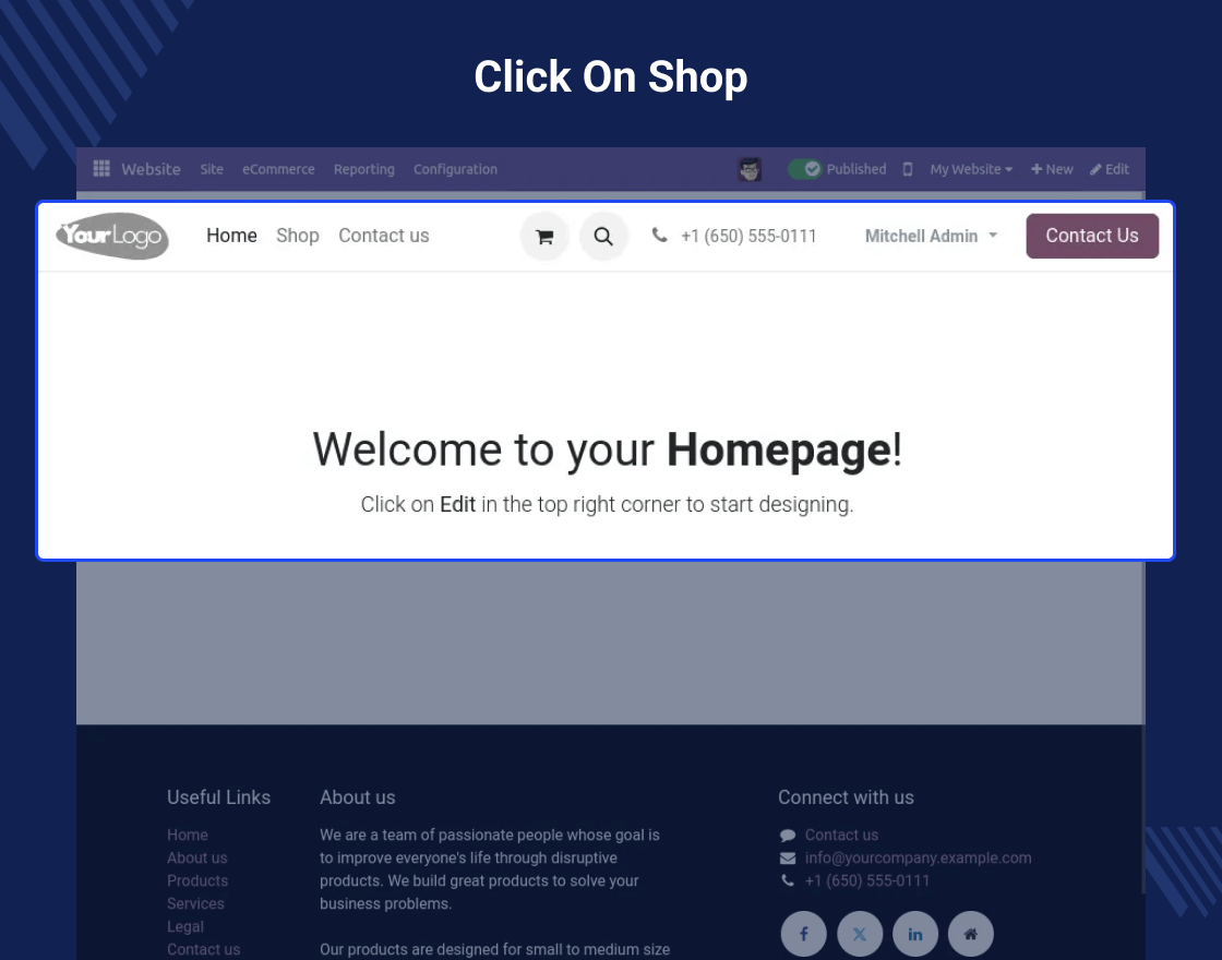 Odoo Website Paysafe Payment Acquirer