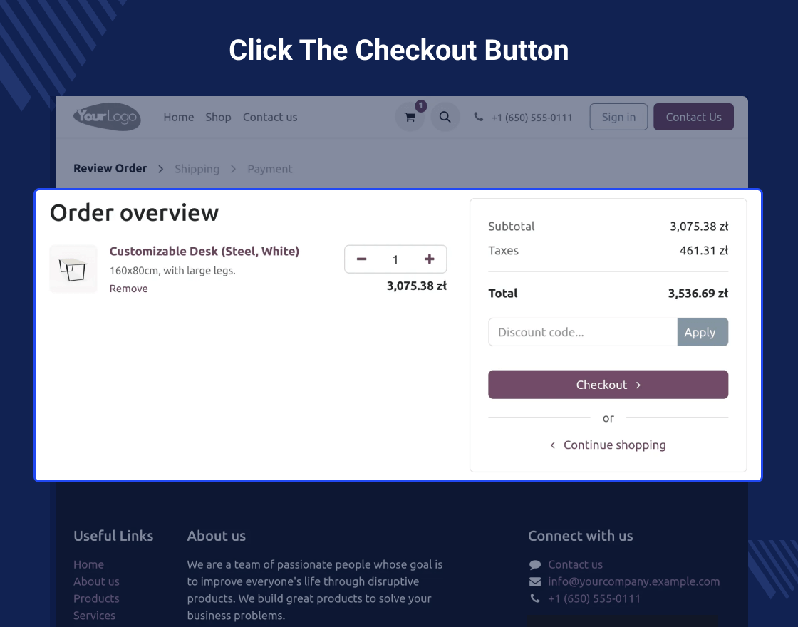 Odoo Website PayU Payment Acquirer