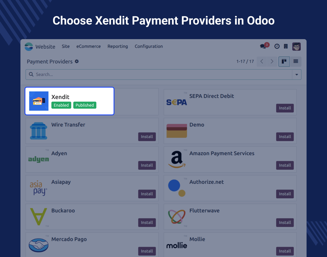 Odoo Xendit Recurring Payment
