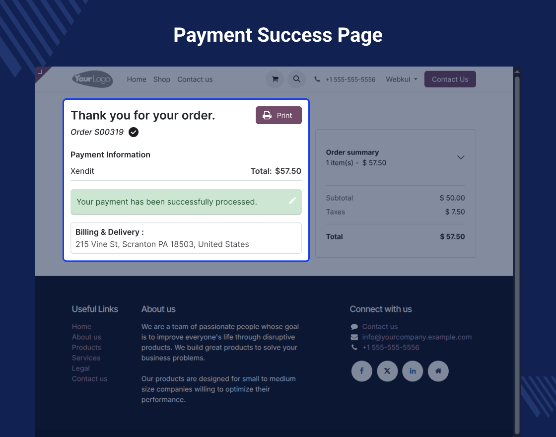 Odoo Xendit Recurring Payment