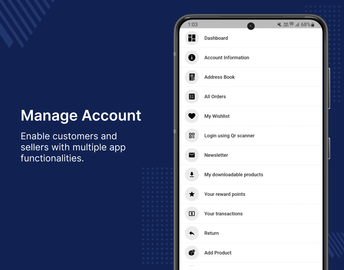 Opencart Multi Vendor Mobile App