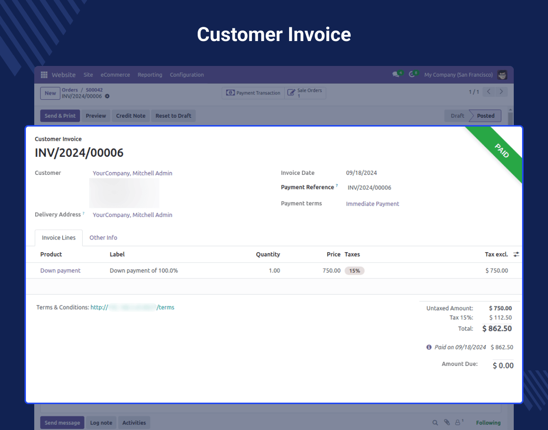 Odoo Website SecurePay Payment Acquirer