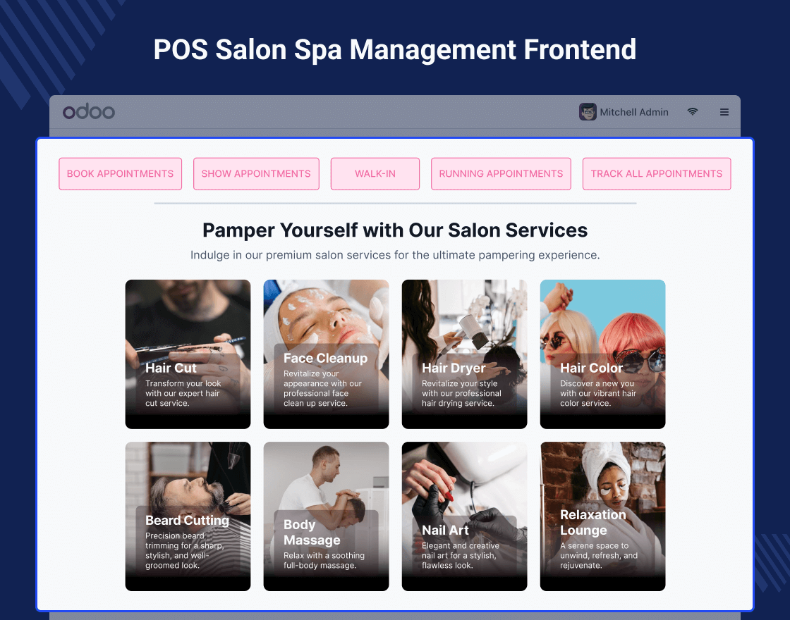 Odoo POS Salon & Spa Management