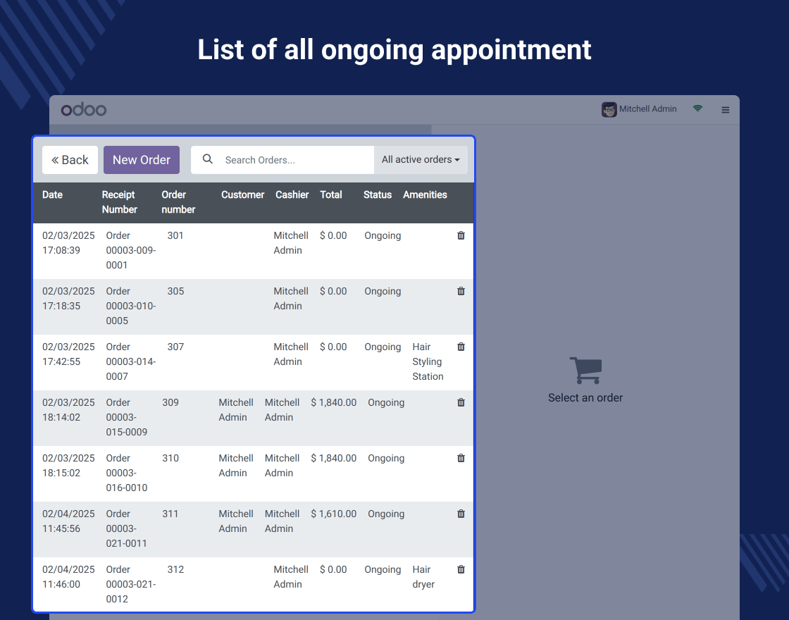 Odoo POS Salon & Spa Management