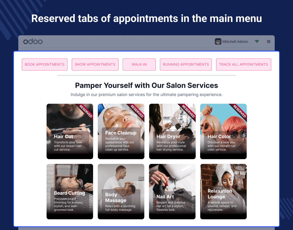 Odoo POS Salon & Spa Management