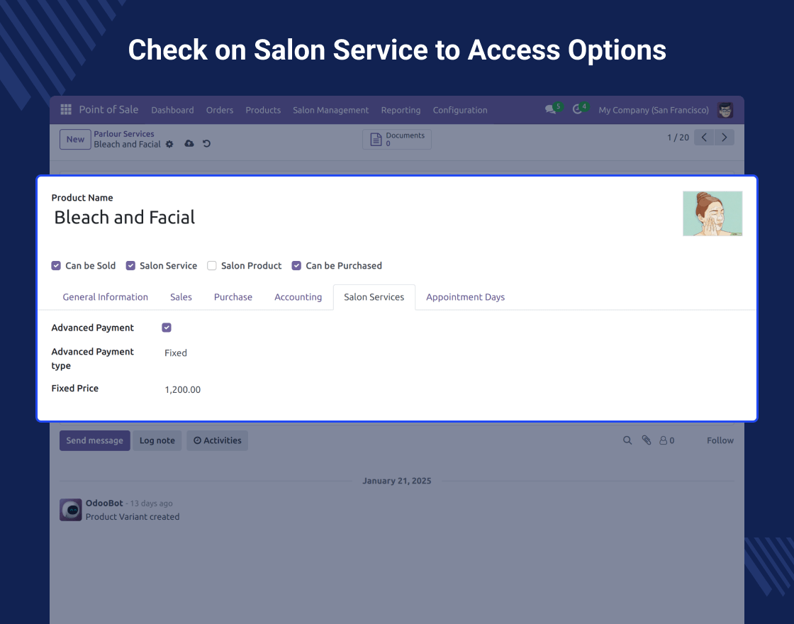 Odoo POS Salon & Spa Management