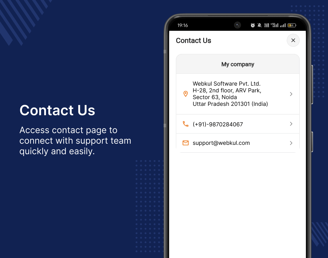 Odoo Mobile App Builder