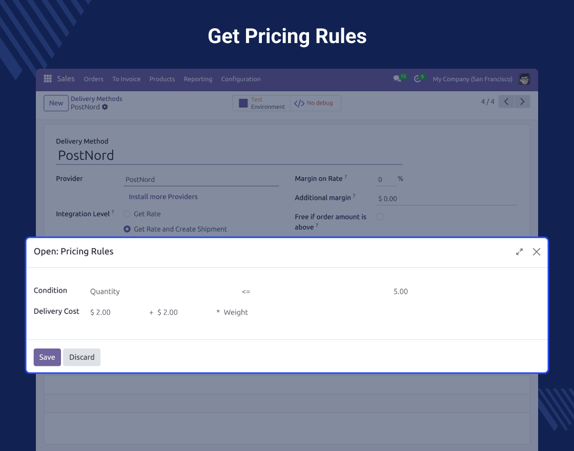 Odoo PostNord Delivery Carrier