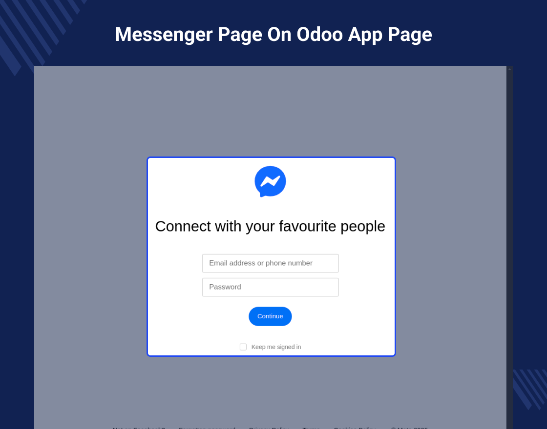 Odoo Social Commerce Chat