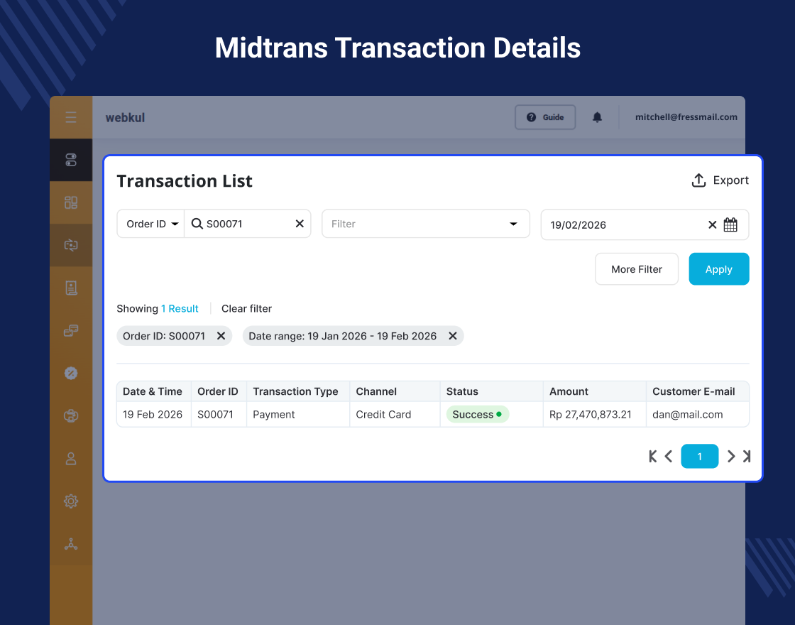 Odoo Website Midtrans Payment Acquirer