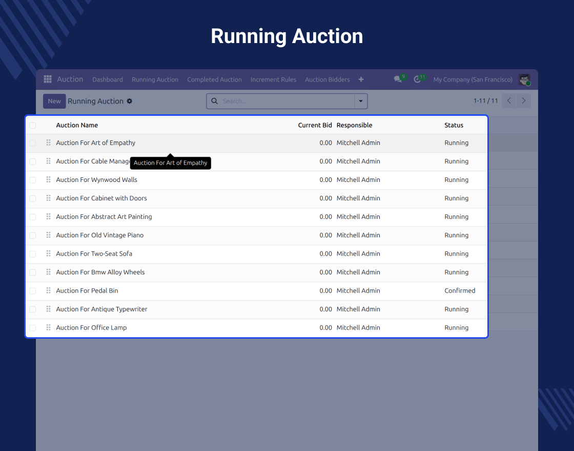Odoo Website Auction