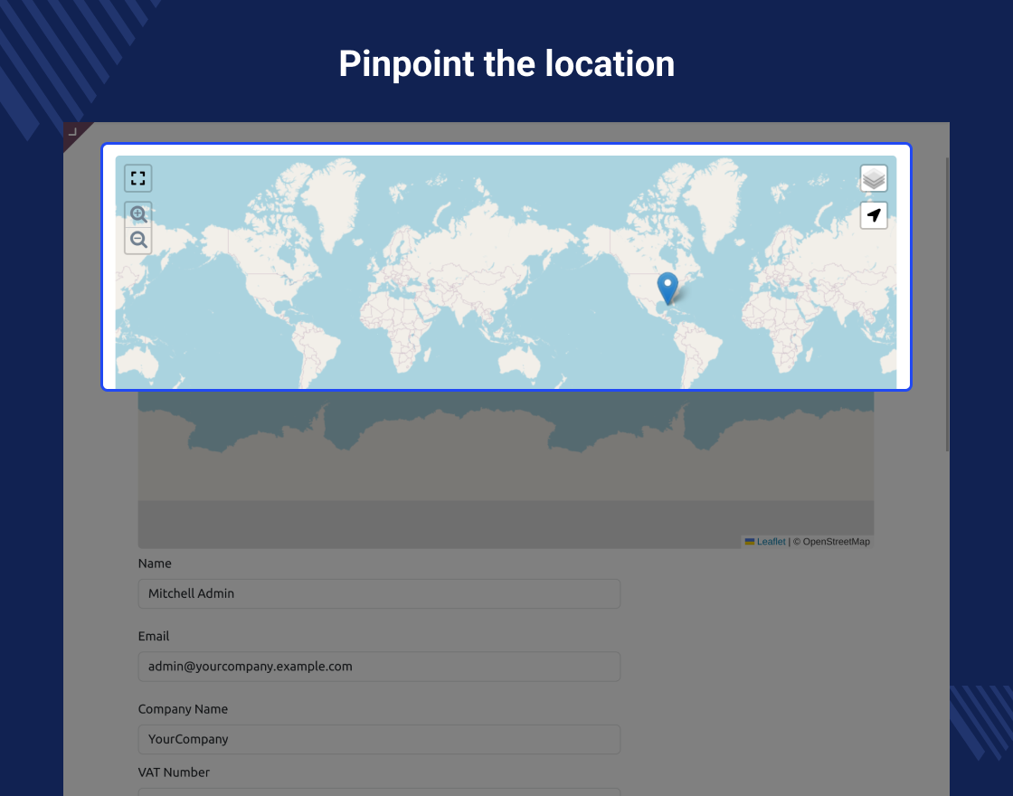Odoo Website Customer Geolocation Openstreetmap Address