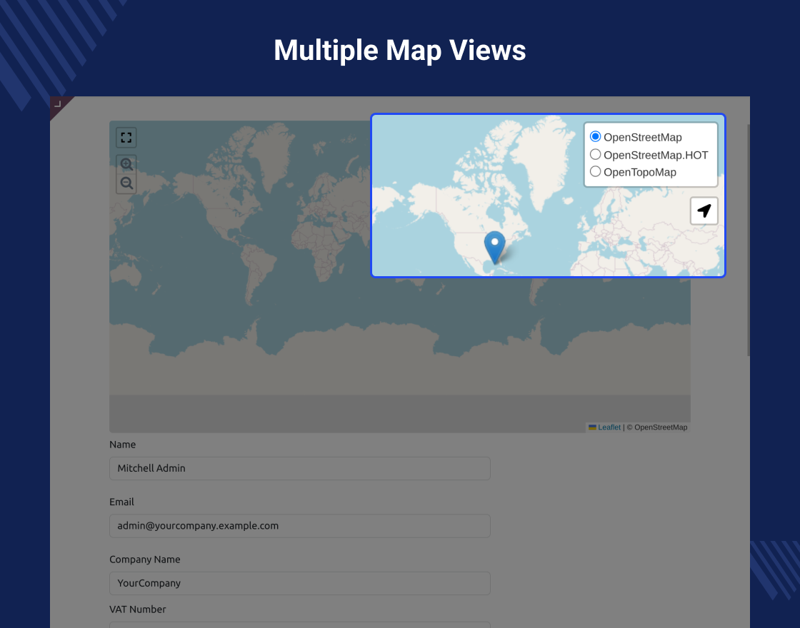 Odoo Website Customer Geolocation Openstreetmap Address