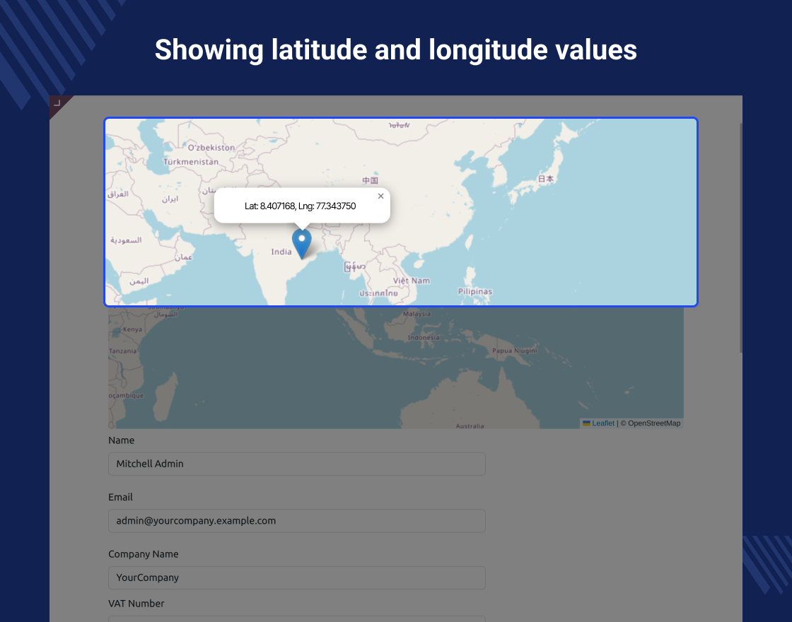 Odoo Website Customer Geolocation Openstreetmap Address
