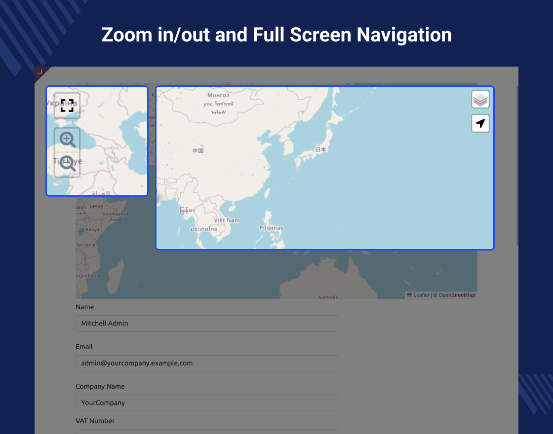 Odoo Website Customer Geolocation Openstreetmap Address