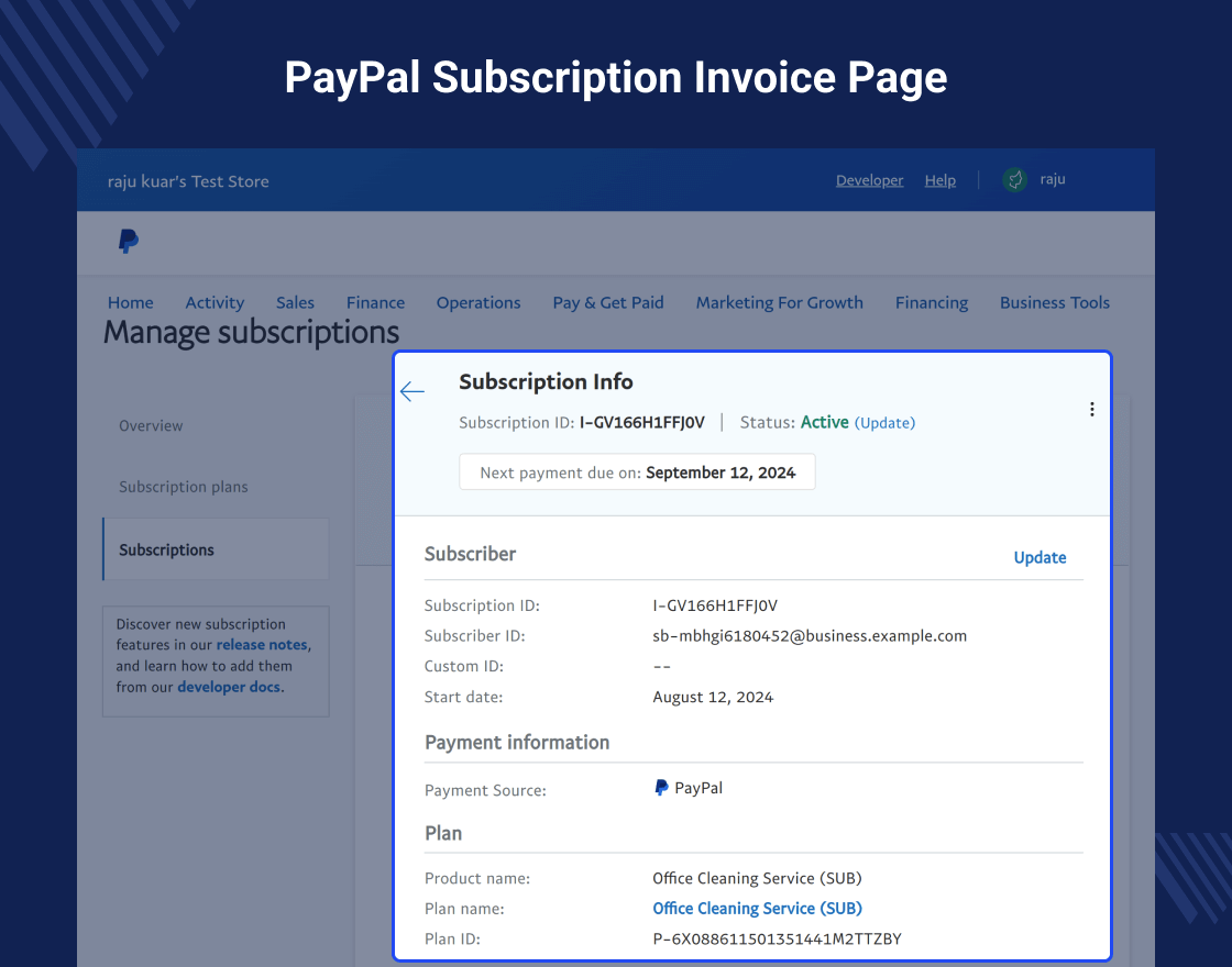 Odoo Website Payment Paypal Recurring For Enterprise