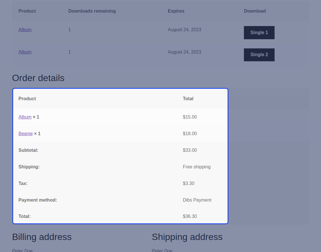 WooCommerce DIBS Payment Gateway