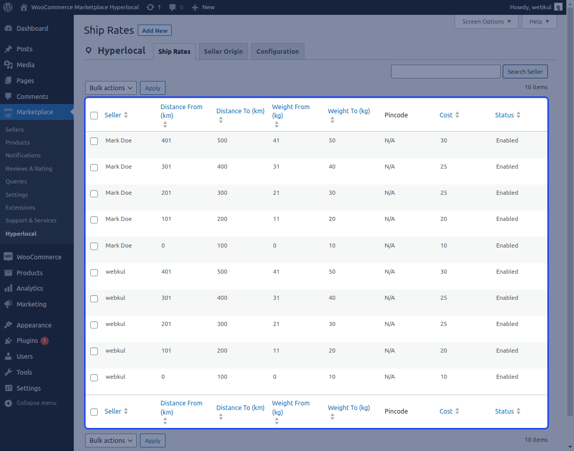 WooCommerce Hyperlocal Multi Vendor Plugin
