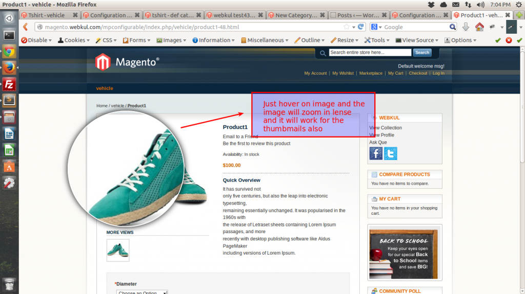 Magento (OpenMage) Product Image Zoom