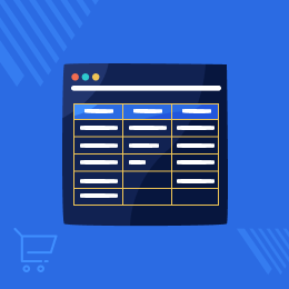 Odoo Website Variants in Table