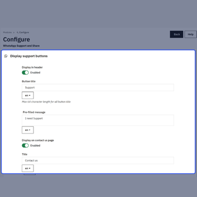 configuration